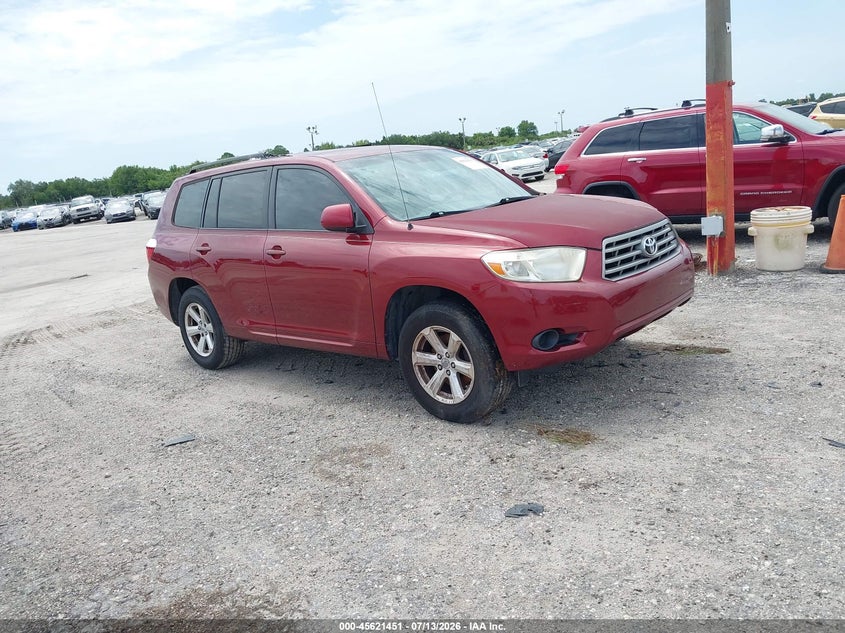 2008 Toyota Highlander VIN JTEDS41A282048296 IAAI salvage auction — NORMAL WEAR, Clear (Florida), sold $400 on 2026-07-22 (photo 1)