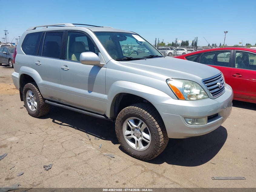 2003 Lexus Gx 470 VIN JTJBT20X030009971 IAAI salvage auction — NORMAL WEAR, Clear - Dealer Only (California), sold $3,300 on 2026-07-22 (photo 1)