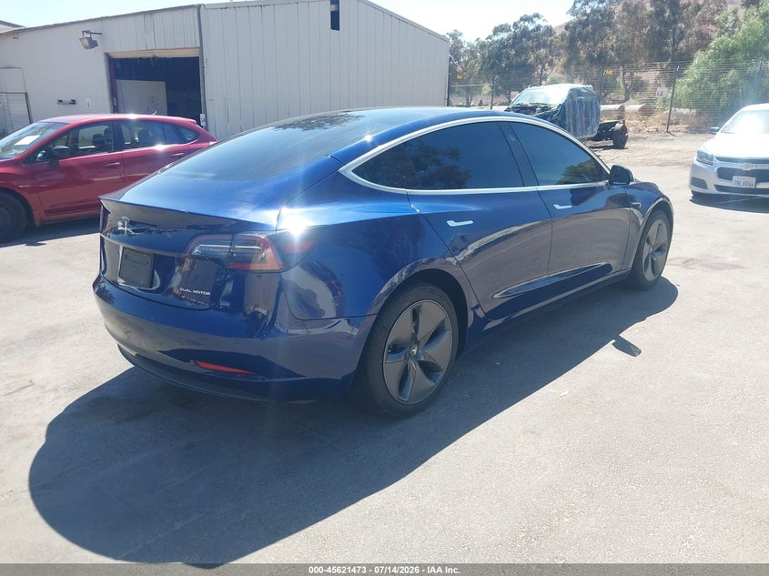 2019 Tesla Model 3 VIN 5YJ3E1EB4KF421478 IAAI salvage auction — NORMAL WEAR, Clear (California), sold $25 on 2026-07-21 (photo 4)