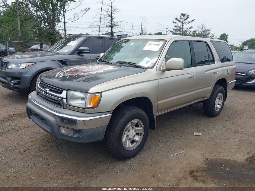 2002 Toyota 4runner VIN JT3GN86R020250303 IAAI salvage auction — NORMAL WEAR, Clear (New Jersey), sold $1,650 on 2026-07-27 (photo 2)