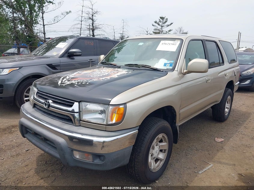 2002 Toyota 4runner VIN JT3GN86R020250303 IAAI salvage auction — NORMAL WEAR, Clear (New Jersey), sold $1,650 on 2026-07-27 (photo 6)
