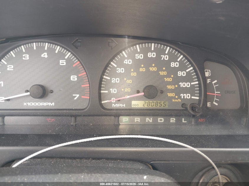 2002 Toyota 4runner VIN JT3GN86R020250303 IAAI salvage auction — NORMAL WEAR, Clear (New Jersey), sold $1,650 on 2026-07-27 (photo 7)