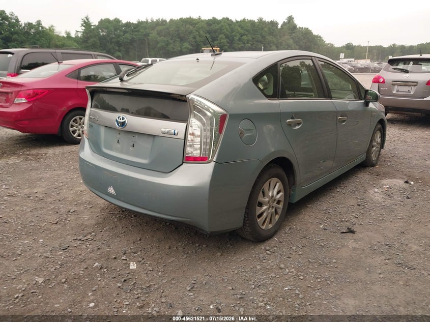 2012 Toyota Prius VIN JTDKN3DP6C3002096 IAAI salvage auction — NORMAL WEAR, Clear (New York), sold $50 on 2026-07-28 (photo 4)