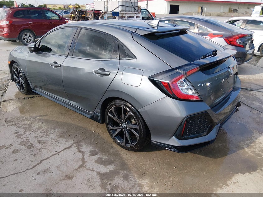 2018 Honda Civic VIN SHHFK7H94JU239794 IAAI salvage auction — NORMAL WEAR, Original (Texas), sold $3,150 on 2026-07-29 (photo 3)