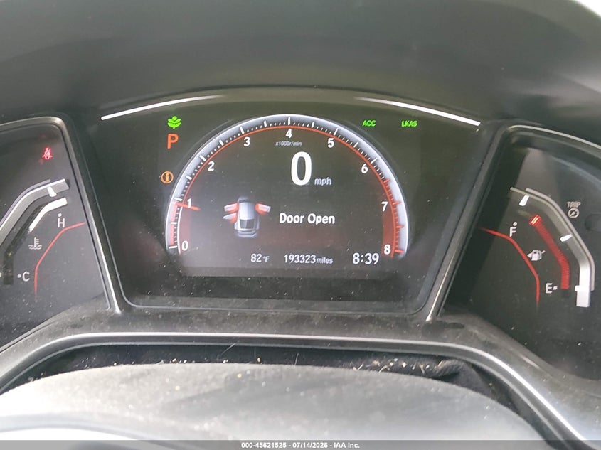 2018 Honda Civic VIN SHHFK7H94JU239794 IAAI salvage auction — NORMAL WEAR, Original (Texas), sold $3,150 on 2026-07-29 (photo 7)
