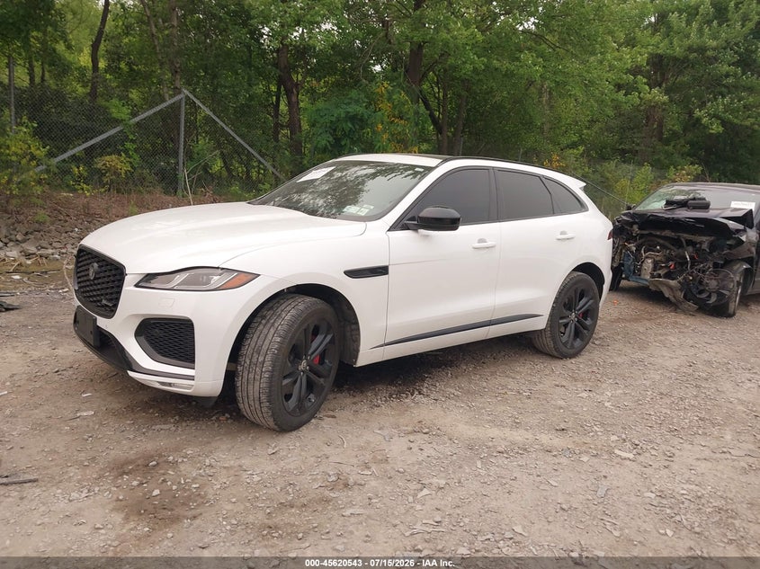 2025 Jaguar F-pace VIN SADCT2FU1SA746145 IAAI salvage auction — RIGHT SIDE, Salvage Title, sold $11,500 on 2026-09-04 (photo 2)
