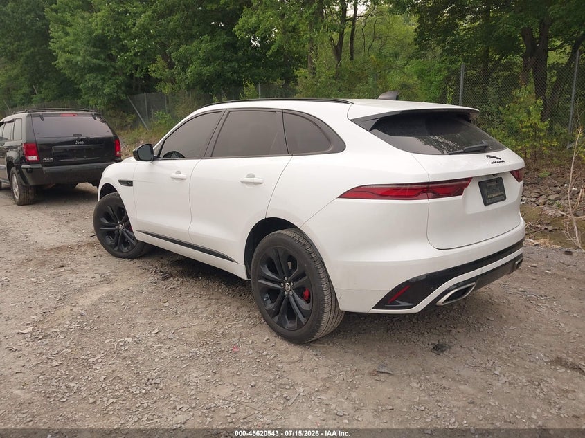 2025 Jaguar F-pace VIN SADCT2FU1SA746145 IAAI salvage auction — RIGHT SIDE, Salvage Title, sold $11,500 on 2026-09-04 (photo 3)