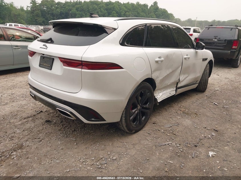 2025 Jaguar F-pace VIN SADCT2FU1SA746145 IAAI salvage auction — RIGHT SIDE, Salvage Title, sold $11,500 on 2026-09-04 (photo 4)