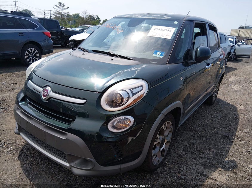 2014 Fiat 500l VIN ZFBCFADH6EZ021684 IAAI salvage auction — NORMAL WEAR, Clear (New Jersey), sold $525 on 2026-07-29 (photo 2)