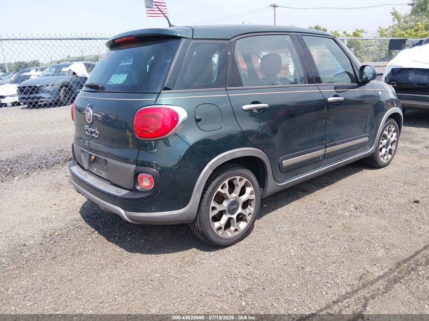 2014 Fiat 500l VIN ZFBCFADH6EZ021684 IAAI salvage auction — NORMAL WEAR, Clear (New Jersey), sold $525 on 2026-07-29 (photo 4)
