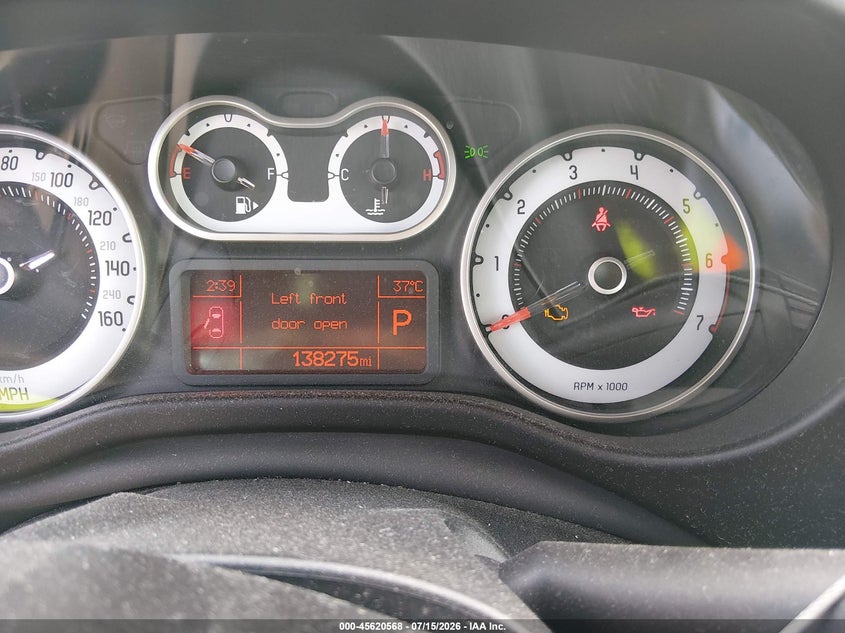 2014 Fiat 500l VIN ZFBCFADH6EZ021684 IAAI salvage auction — NORMAL WEAR, Clear (New Jersey), sold $525 on 2026-07-29 (photo 7)