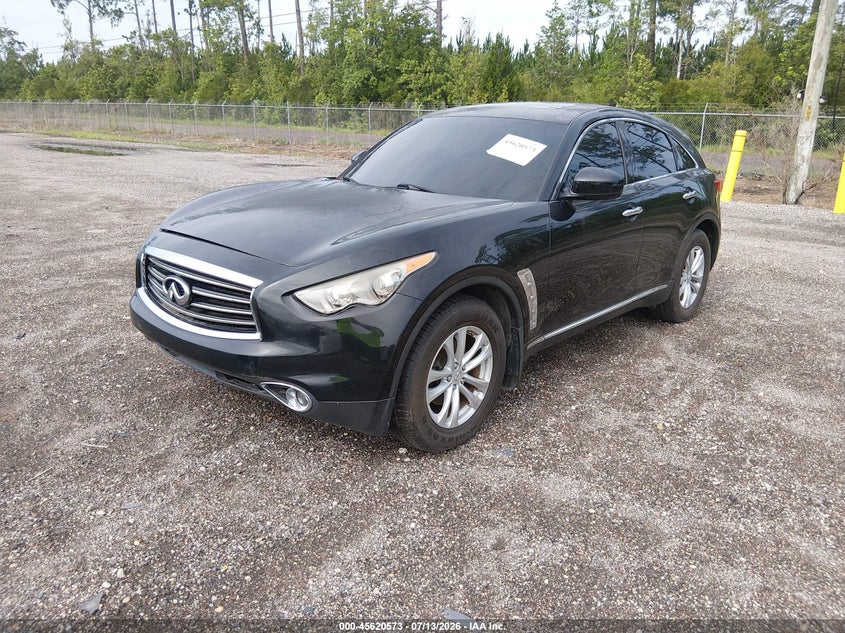 2014 Infiniti Qx70 VIN JN8CS1MU7EM451439 IAAI salvage auction — NORMAL WEAR, Clear (Florida), sold $700 on 2026-07-21 (photo 2)