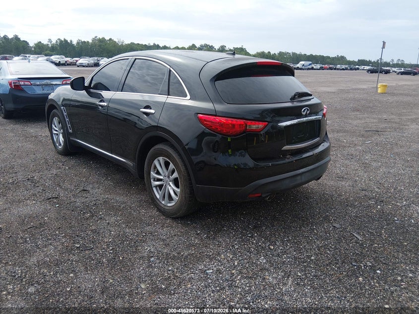 2014 Infiniti Qx70 VIN JN8CS1MU7EM451439 IAAI salvage auction — NORMAL WEAR, Clear (Florida), sold $700 on 2026-07-21 (photo 3)