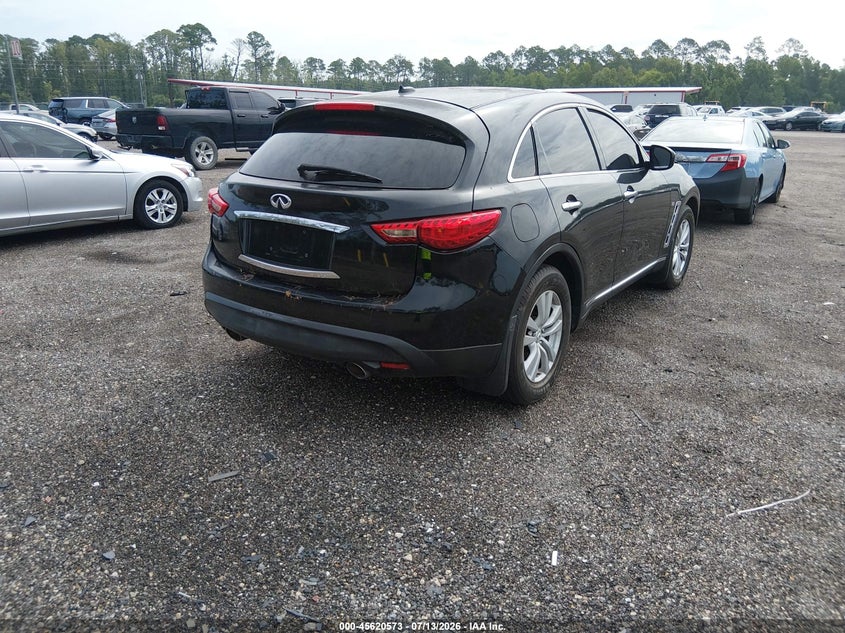 2014 Infiniti Qx70 VIN JN8CS1MU7EM451439 IAAI salvage auction — NORMAL WEAR, Clear (Florida), sold $700 on 2026-07-21 (photo 4)