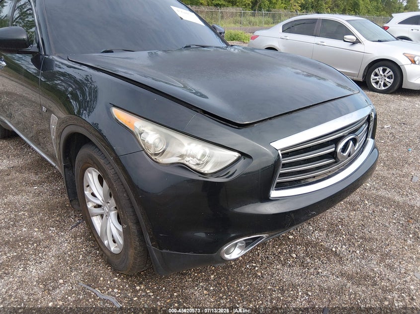 2014 Infiniti Qx70 VIN JN8CS1MU7EM451439 IAAI salvage auction — NORMAL WEAR, Clear (Florida), sold $700 on 2026-07-21 (photo 6)