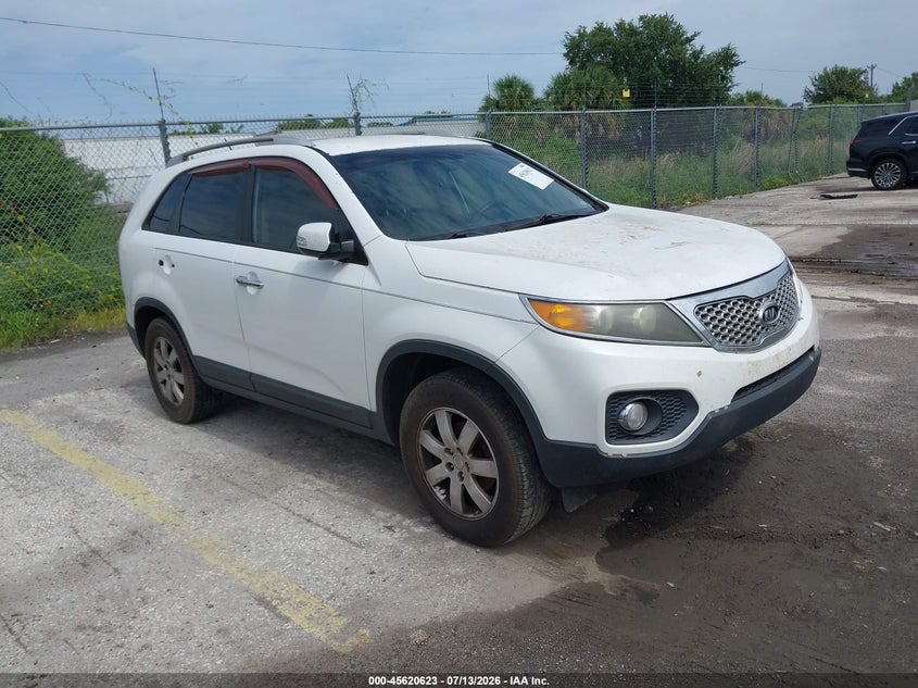 2011 Kia Sorento VIN 5XYKT3A12BG183813 IAAI salvage auction — ENGINE DAMAGE, Clear (Florida), sold $1,150 on 2026-07-15 (photo 1)