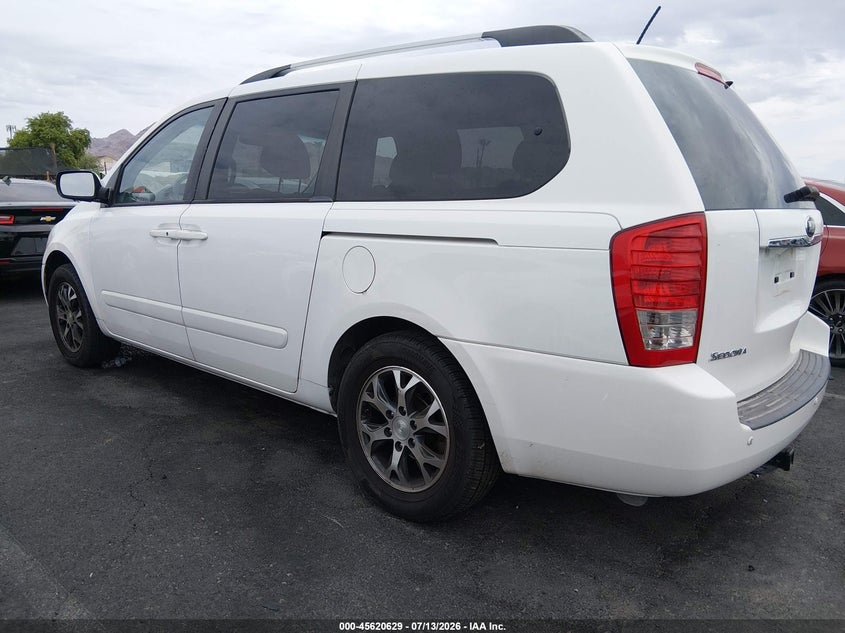 2014 Kia SEDONA VIN KNDMG4C71E6546890 IAAI salvage auction — NORMAL WEAR, Clear (Nevada), sold $25 on 2026-07-17 (photo 3)