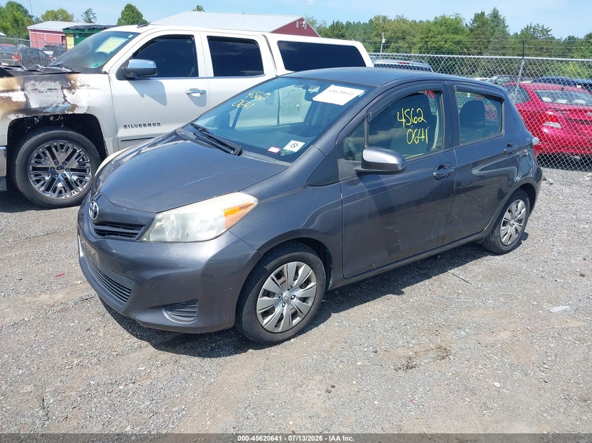 2013 Toyota Yaris VIN JTDKTUD39DD544281 IAAI salvage auction — NORMAL WEAR, Clear (Virginia), sold $2,300 on 2026-07-28 (photo 2)