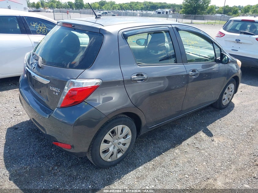 2013 Toyota Yaris VIN JTDKTUD39DD544281 IAAI salvage auction — NORMAL WEAR, Clear (Virginia), sold $2,300 on 2026-07-28 (photo 4)