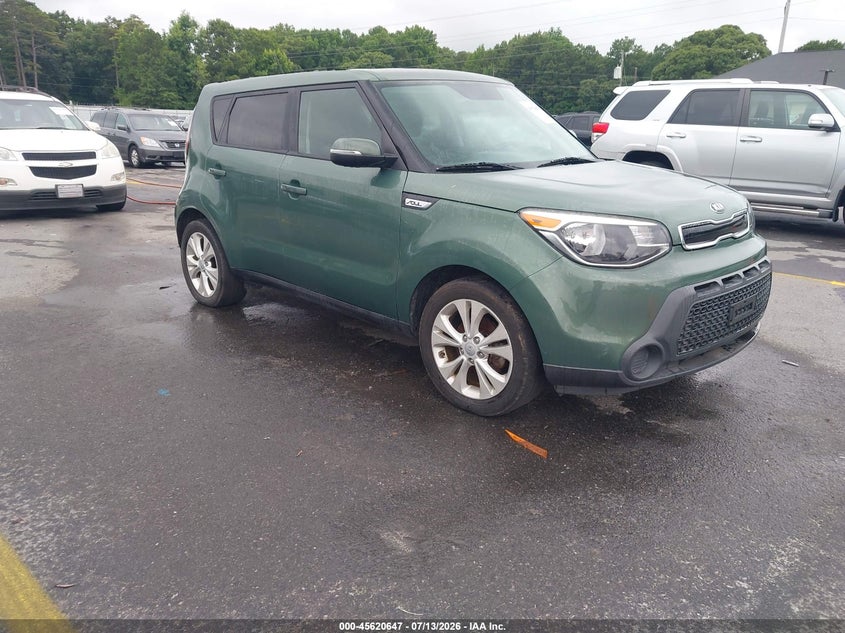 2014 Kia Soul VIN KNDJP3A55E7048104 IAAI salvage auction — NORMAL WEAR, Clear (Georgia), sold $1,050 on 2026-07-23 (photo 1)