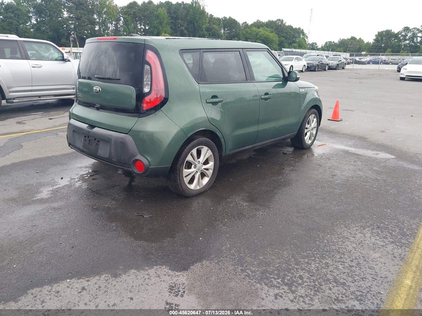 2014 Kia Soul VIN KNDJP3A55E7048104 IAAI salvage auction — NORMAL WEAR, Clear (Georgia), sold $1,050 on 2026-07-23 (photo 4)