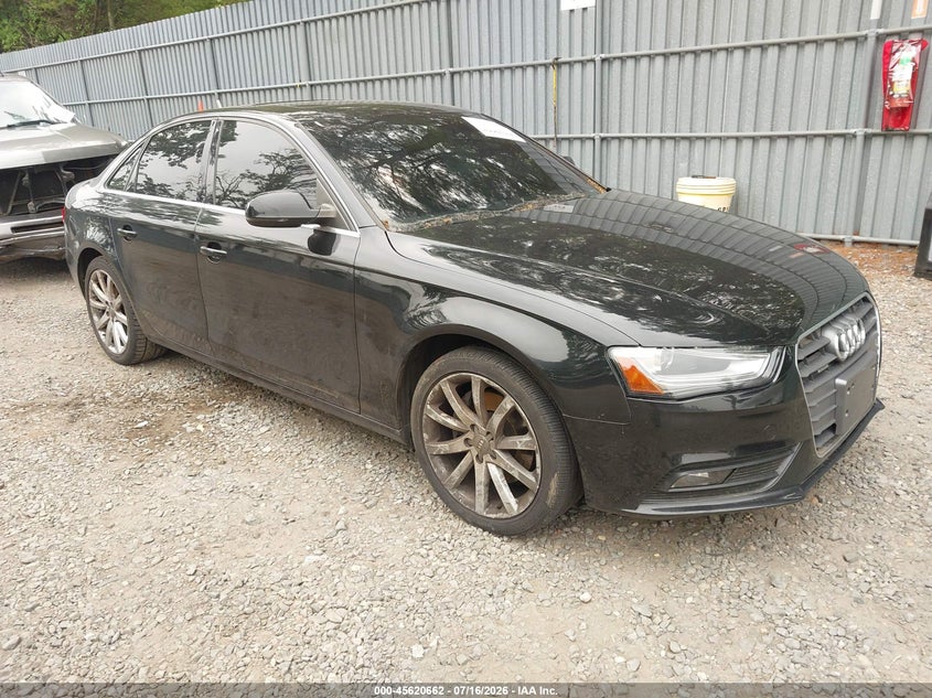 2013 Audi A4 VIN WAUFFAFL7DN045507 IAAI salvage auction — NORMAL WEAR, Clear (New Jersey), sold $450 on 2026-07-29 (photo 1)