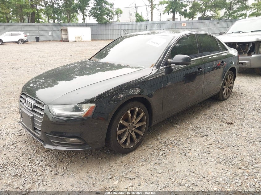 2013 Audi A4 VIN WAUFFAFL7DN045507 IAAI salvage auction — NORMAL WEAR, Clear (New Jersey), sold $450 on 2026-07-29 (photo 2)