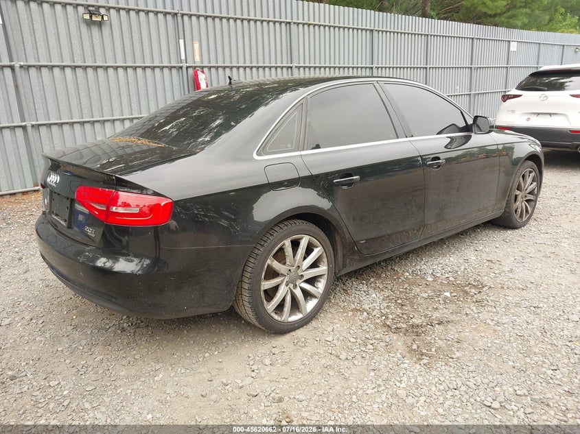 2013 Audi A4 VIN WAUFFAFL7DN045507 IAAI salvage auction — NORMAL WEAR, Clear (New Jersey), sold $450 on 2026-07-29 (photo 4)
