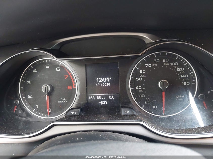 2013 Audi A4 VIN WAUFFAFL7DN045507 IAAI salvage auction — NORMAL WEAR, Clear (New Jersey), sold $450 on 2026-07-29 (photo 7)