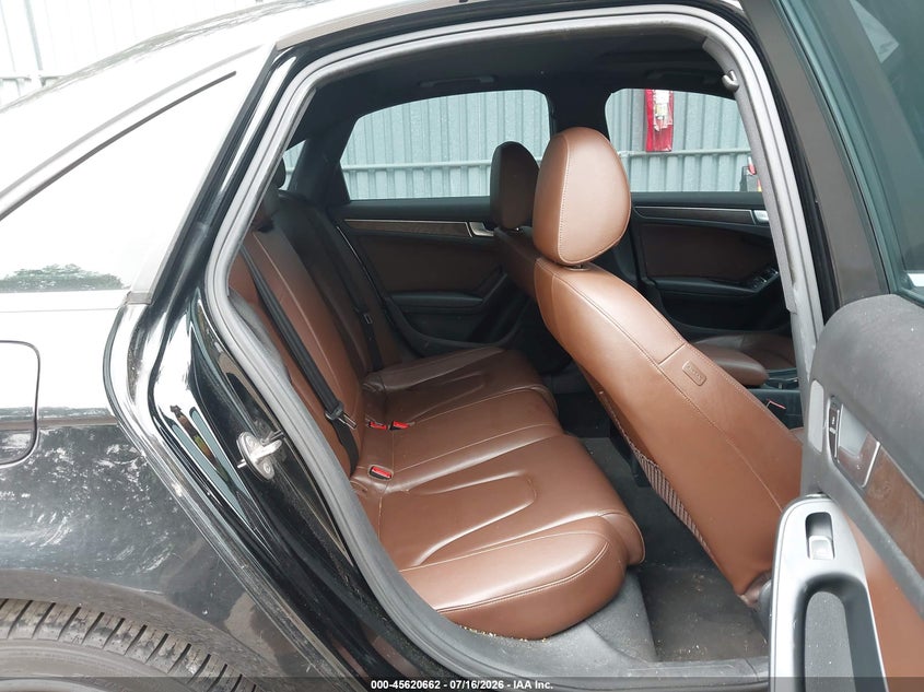 2013 Audi A4 VIN WAUFFAFL7DN045507 IAAI salvage auction — NORMAL WEAR, Clear (New Jersey), sold $450 on 2026-07-29 (photo 8)