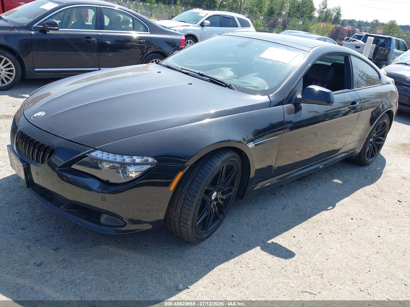 2010 BMW 6 series VIN WBAEA5C5XACV93564 IAAI salvage auction — NORMAL WEAR, Clear (Washington), sold $525 on 2026-07-22 (photo 2)