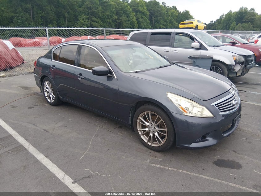 2011 Infiniti G37 VIN JN1CV6AP1BM301386 IAAI salvage auction — NORMAL WEAR, Clear (Texas), sold $325 on 2026-07-29 (photo 1)