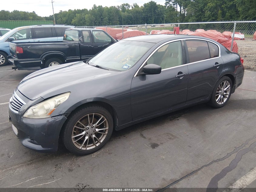 2011 Infiniti G37 VIN JN1CV6AP1BM301386 IAAI salvage auction — NORMAL WEAR, Clear (Texas), sold $325 on 2026-07-29 (photo 2)
