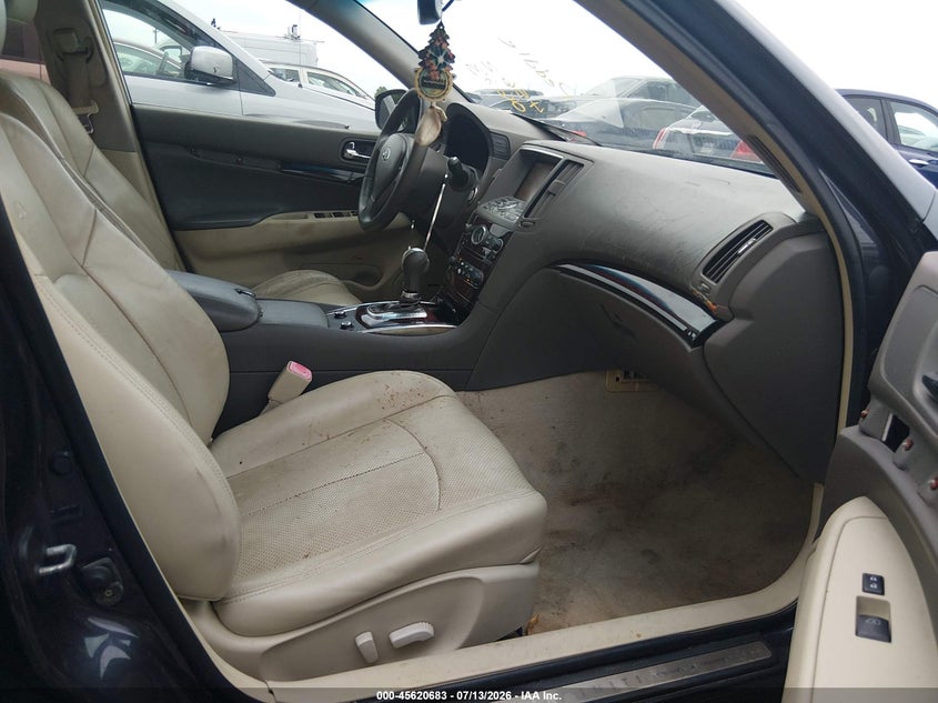 2011 Infiniti G37 VIN JN1CV6AP1BM301386 IAAI salvage auction — NORMAL WEAR, Clear (Texas), sold $325 on 2026-07-29 (photo 5)