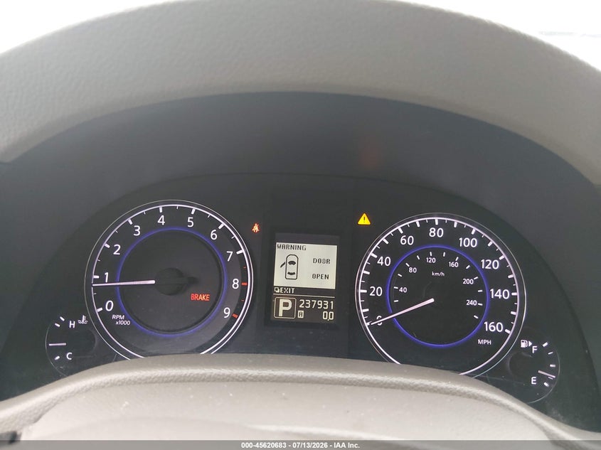 2011 Infiniti G37 VIN JN1CV6AP1BM301386 IAAI salvage auction — NORMAL WEAR, Clear (Texas), sold $325 on 2026-07-29 (photo 7)