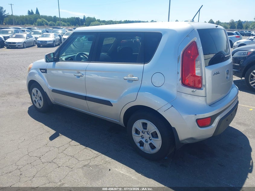 2013 Kia Soul VIN KNDJT2A5XD7512525 IAAI salvage auction — NORMAL WEAR, Clear - Public Restricted (Oregon), sold $375 on 2026-07-30 (photo 3)