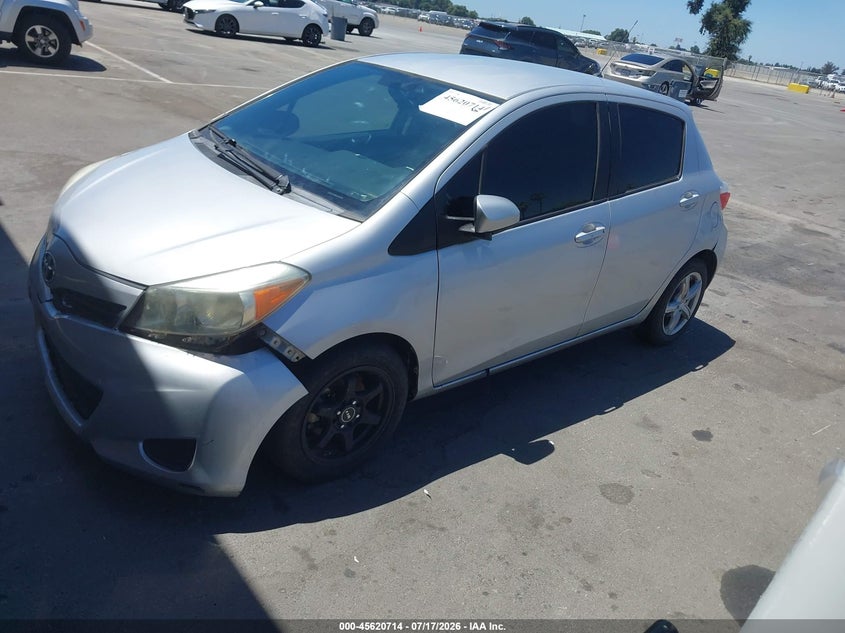 2014 Toyota Yaris VIN VNKKTUD35EA009393 IAAI salvage auction — NORMAL WEAR, Clear - Dealer Only (California), sold $25 on 2026-07-28 (photo 2)
