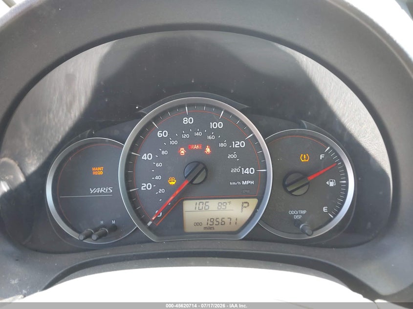 2014 Toyota Yaris VIN VNKKTUD35EA009393 IAAI salvage auction — NORMAL WEAR, Clear - Dealer Only (California), sold $25 on 2026-07-28 (photo 7)