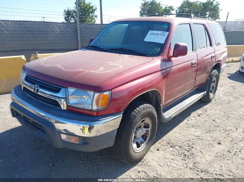 2001 Toyota 4runner VIN JT3GN86R510199914 IAAI salvage auction — NORMAL WEAR, App For Dup Clear (California), sold $350 on 2026-07-24 (photo 2)