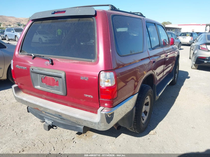 2001 Toyota 4runner VIN JT3GN86R510199914 IAAI salvage auction — NORMAL WEAR, App For Dup Clear (California), sold $350 on 2026-07-24 (photo 4)