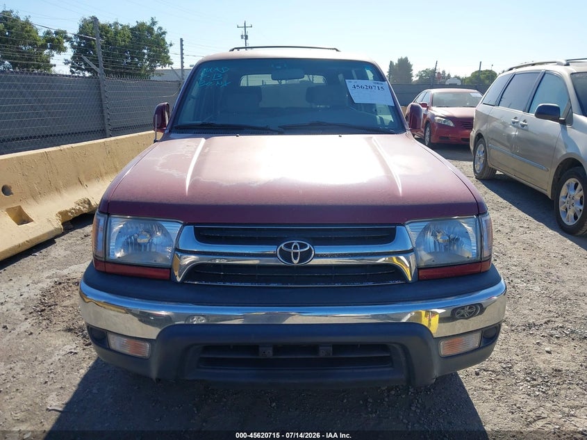 2001 Toyota 4runner VIN JT3GN86R510199914 IAAI salvage auction — NORMAL WEAR, App For Dup Clear (California), sold $350 on 2026-07-24 (photo 6)
