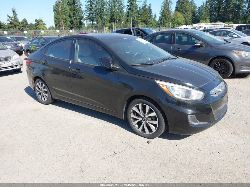 2017 Hyundai Accent VIN KMHCT4AE7HU354460 IAAI salvage auction — NORMAL WEAR, Clear (Washington), sold $1,000 on 2026-07-29 (photo 1)