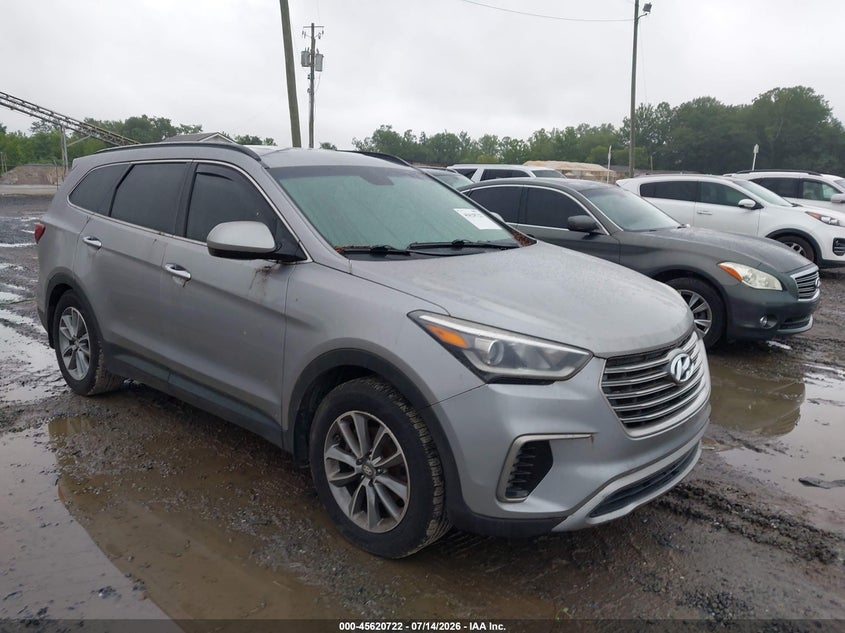 2017 Hyundai Santa fe VIN KM8SM4HF4HU226037 IAAI salvage auction — NORMAL WEAR, Clear (North Carolina), sold $2,500 on 2026-07-17 (photo 1)