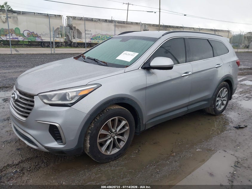 2017 Hyundai Santa fe VIN KM8SM4HF4HU226037 IAAI salvage auction — NORMAL WEAR, Clear (North Carolina), sold $2,500 on 2026-07-17 (photo 2)