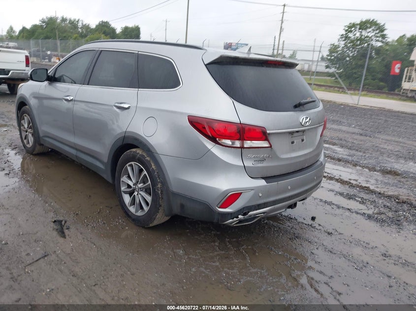 2017 Hyundai Santa fe VIN KM8SM4HF4HU226037 IAAI salvage auction — NORMAL WEAR, Clear (North Carolina), sold $2,500 on 2026-07-17 (photo 3)