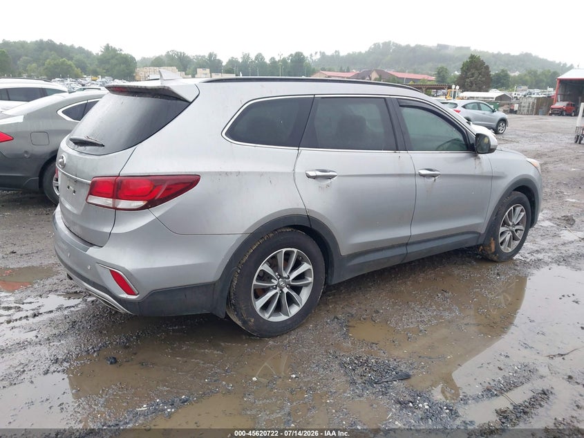 2017 Hyundai Santa fe VIN KM8SM4HF4HU226037 IAAI salvage auction — NORMAL WEAR, Clear (North Carolina), sold $2,500 on 2026-07-17 (photo 4)