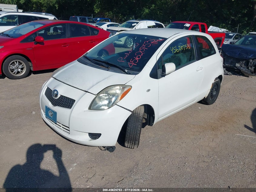 2008 Toyota Yaris VIN JTDJT923385140436 IAAI salvage auction — NORMAL WEAR, Clear (Indiana), sold $325 on 2026-07-29 (photo 2)