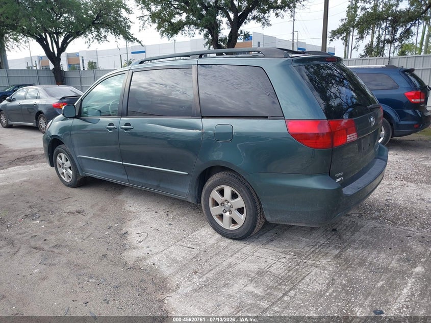 2004 Toyota Sienna VIN 5TDZA22C34S210683 IAAI salvage auction — SIDE, Clear (Florida), sold $900 on 2026-07-15 (photo 3)