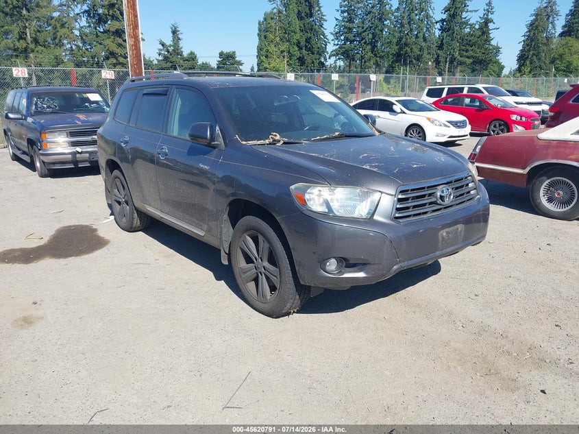 2008 Toyota Highlander VIN JTEES43A282069358 IAAI salvage auction — NORMAL WEAR, Clear (Washington), sold $725 on 2026-07-29 (photo 1)