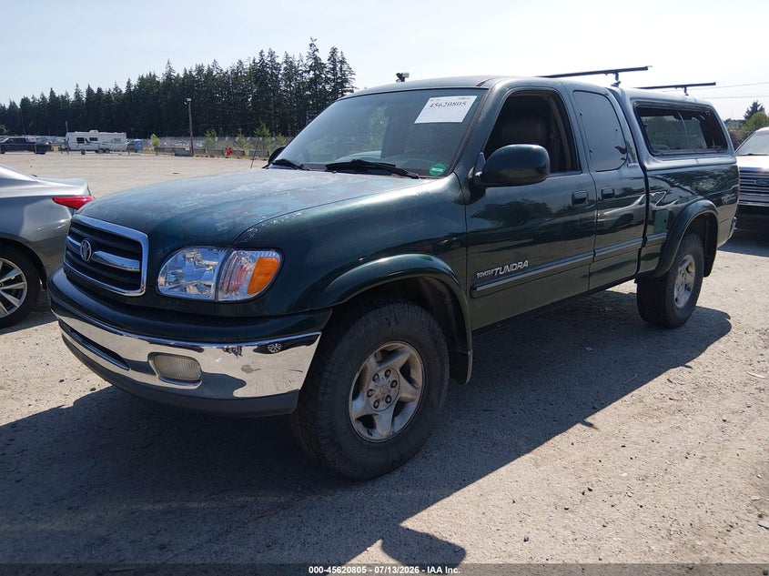 2000 Toyota Tundra VIN 5TBBT4812YS100378 IAAI salvage auction — NORMAL WEAR, Clear (Washington), sold $2,250 on 2026-07-22 (photo 2)